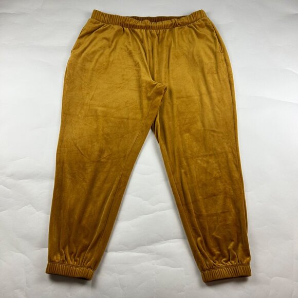 Old Navy Miner's Gold Plush Velour Jogger Lounge Pant XL - Picture 1 of 7